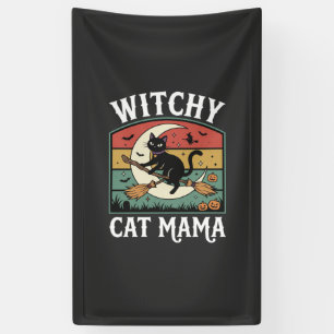 Halloween Kat Heks Moeder Spandoek