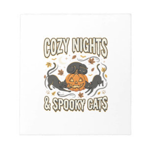 Halloween Kat Herfst Magie Notitieblok