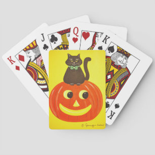 Halloween Kat Kat Speelkaarten