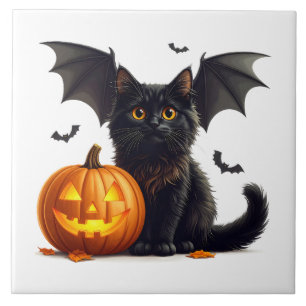 Halloween Kat Keuken Tegel Tegeltje