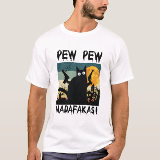 Halloween kat ontwerp t-shirt