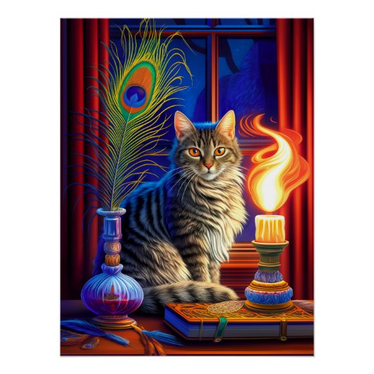 Halloween Kat Perfect Poster (Voorkant)