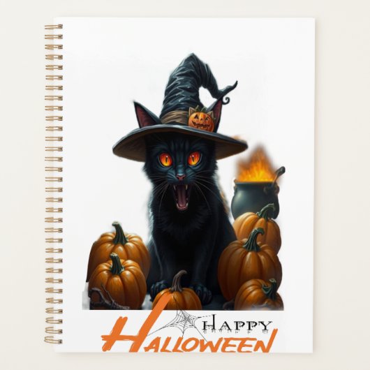 Halloween Kat Planner (Voorkant)