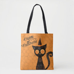 Halloween/kat/pompoen/herfst Draagtas