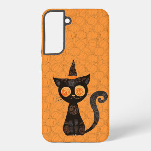 Halloween/kat/pompoen/herfst Samsung Galaxy Hoesje