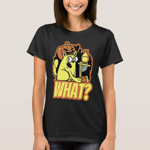 Halloween kat snoepjes t-shirt