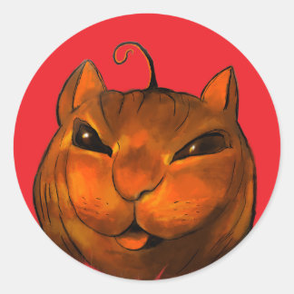 Halloween Kat sticker