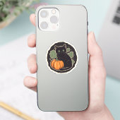  Halloween Kat Sticker (Telefoon)