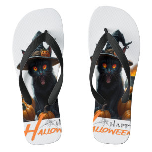 Halloween Kat  Teenslippers
