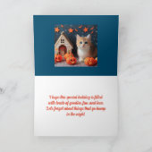 HALLOWEEN KAT VOOR KLEINDOCHTER KAART (Binnen)