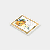 Halloween Kat Zit In Jack O Lantern Post-it® Notes (Schuin)