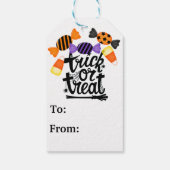 Halloween Katten Cadeaulabel (Achterkant)