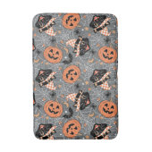 Halloween katten en pompoenen Badmat (Voorkant Verticaal)