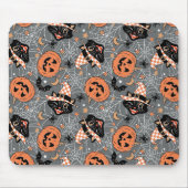  Halloween katten en pompoenen Muismat (Voorkant)