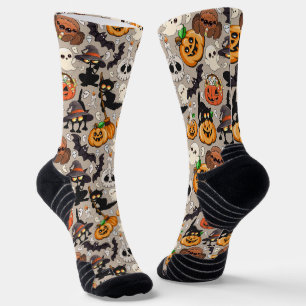 Halloween Katten Grappige Feest Sokken
