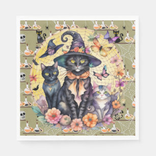Halloween Katten Servet