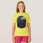 Halloween Katten - Spooky Witch Katten T-shirt (Voorkant volledig)