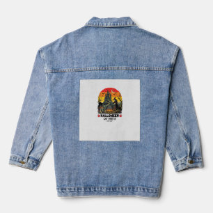 Halloween Kattenfeest Heks Ketel Zwarte Katten Jag Denim Jacket