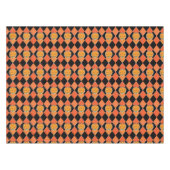Halloween Kawaii Jack-o-lantern Argyle Tafelkleed (Voorkant (Horizontaal))