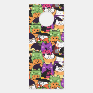 Halloween Kawaii kattenpatroon
