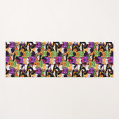 Halloween Kawaii kattenpatroon Yogamat (Voorkant (horizontaal))