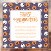 Halloween kawaii patroon raamsticker (Vel 2)