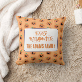 Halloween Kawaii Pompoenen Patroon Kussen