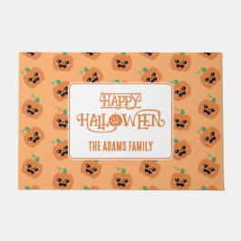 Halloween Kawaii Pumpkins Patroon Deurmat