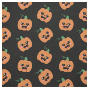 Halloween Kawaii Pumpkins Patroon Stof