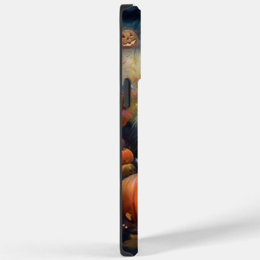 Halloween Keeshond met Pumpkins Scary Case-Mate iPhone Case (Achterkant / Rechts)