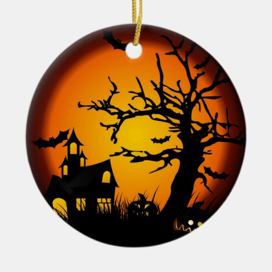 Halloween Keramisch Ornament (Voorkant)