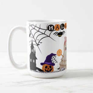 Halloween keramische mok, Halloween spook mok