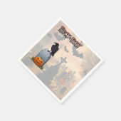 Halloween Kerkhof Servet (Hoek)