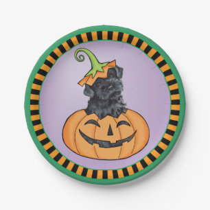 Halloween Kerry Blue Terrier Papieren Bordje