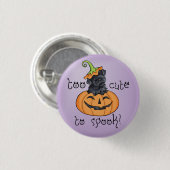 Halloween Kerry Blue Terrier Ronde Button 3,2 Cm (Voorkant /achterkant)