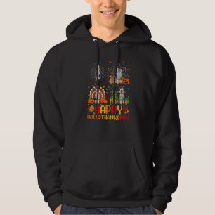 Halloween Kerst Standaard Poodle Hond Hallothan Hoodie