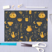 Halloween ketels en drankjes tissuepapier (Craft)