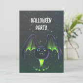 Halloween Kids Party Cute Invitation (Debout devant)