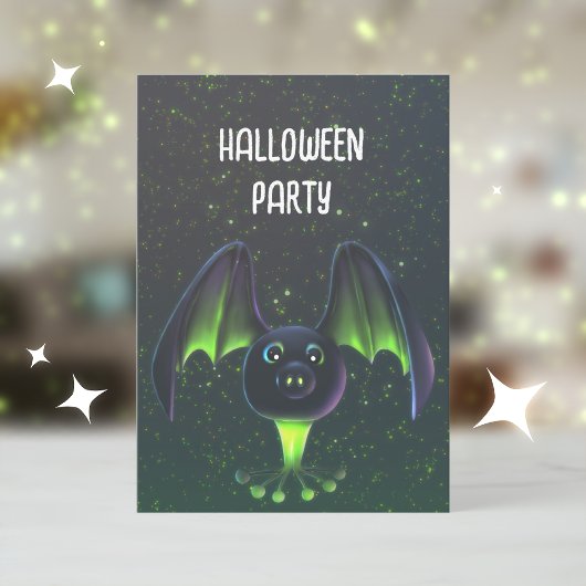 Halloween Kids Party Cute Invitation