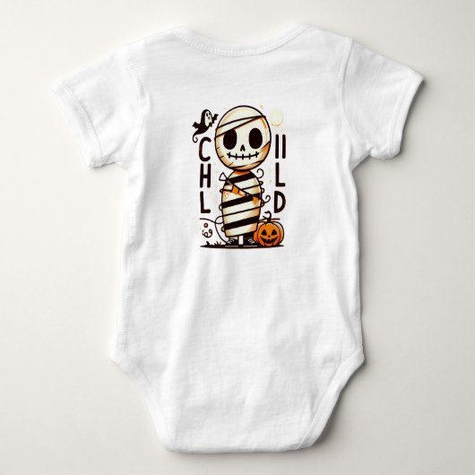 Halloween-kind Romper (Achterkant)