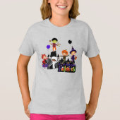 Halloween Kinder in kostuum kind T-shirt (Voorkant)