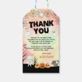 Halloween Kinder kostuum 1e verjaardagsfeest Cadeaulabel (Voorkant)