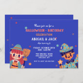 Halloween Kinder uitnodiging (Voorkant / Achterkant)