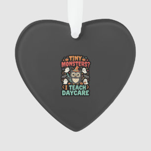 Halloween kinderdagverblijf leraar kleine monsters ornament