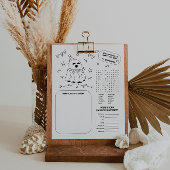 Halloween kinderwerkblad notitieblok