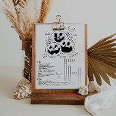 Halloween kinderwerkblad notitieblok