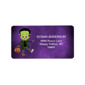 Halloween Kind's Kostuum Party Frankenstein Etiket (Voorkant)
