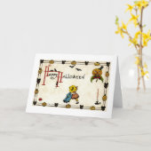 Halloween Kisses Kaart (Gele Bloem)