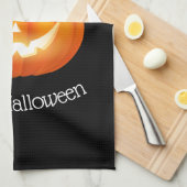 Halloween Kitchen Towel-Pumpkin Theedoek (Quarter Fold)