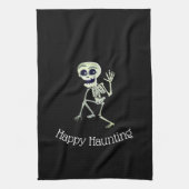 Halloween Kitchen Towel-Skeleton Theedoek (Verticaal)